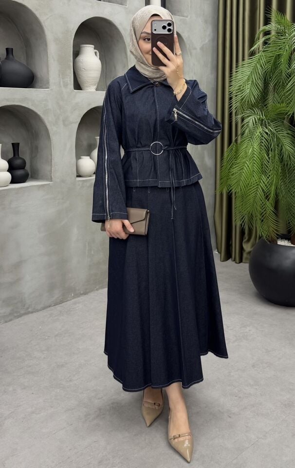 Sole Etekli Takım Lacivert