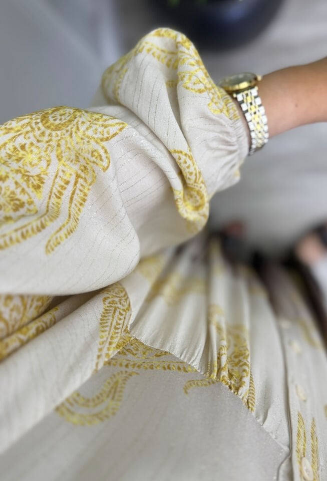 Otantik Simli Elbise