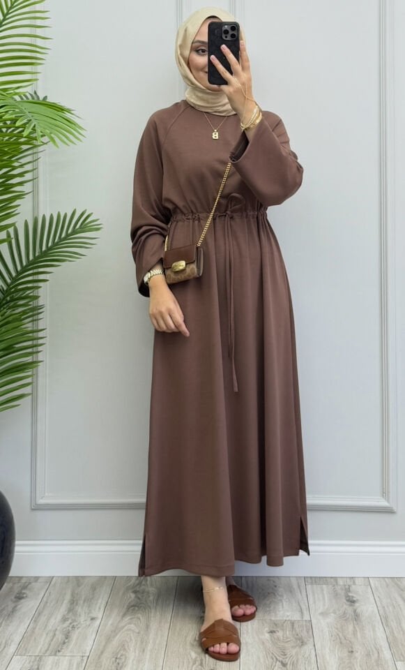 Safir Oysho Elbise Kahve