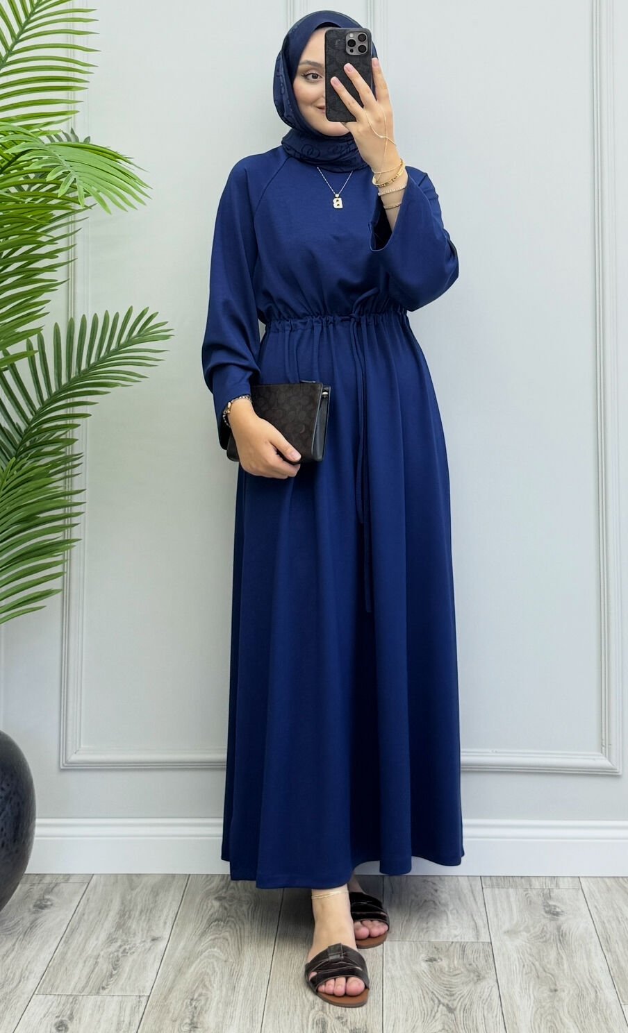 Safir Oysho Elbise Lacivert