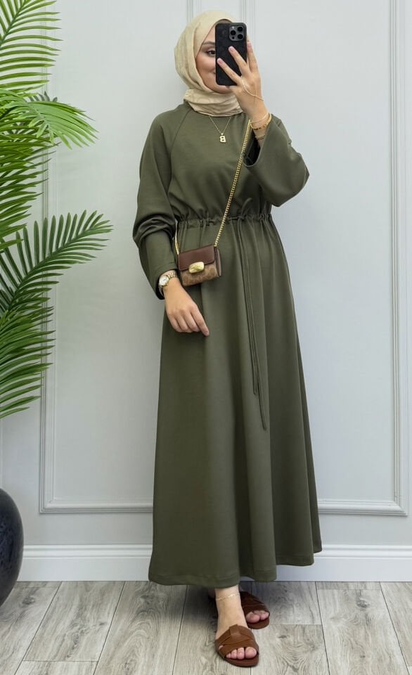 Safir Oysho Elbise Haki