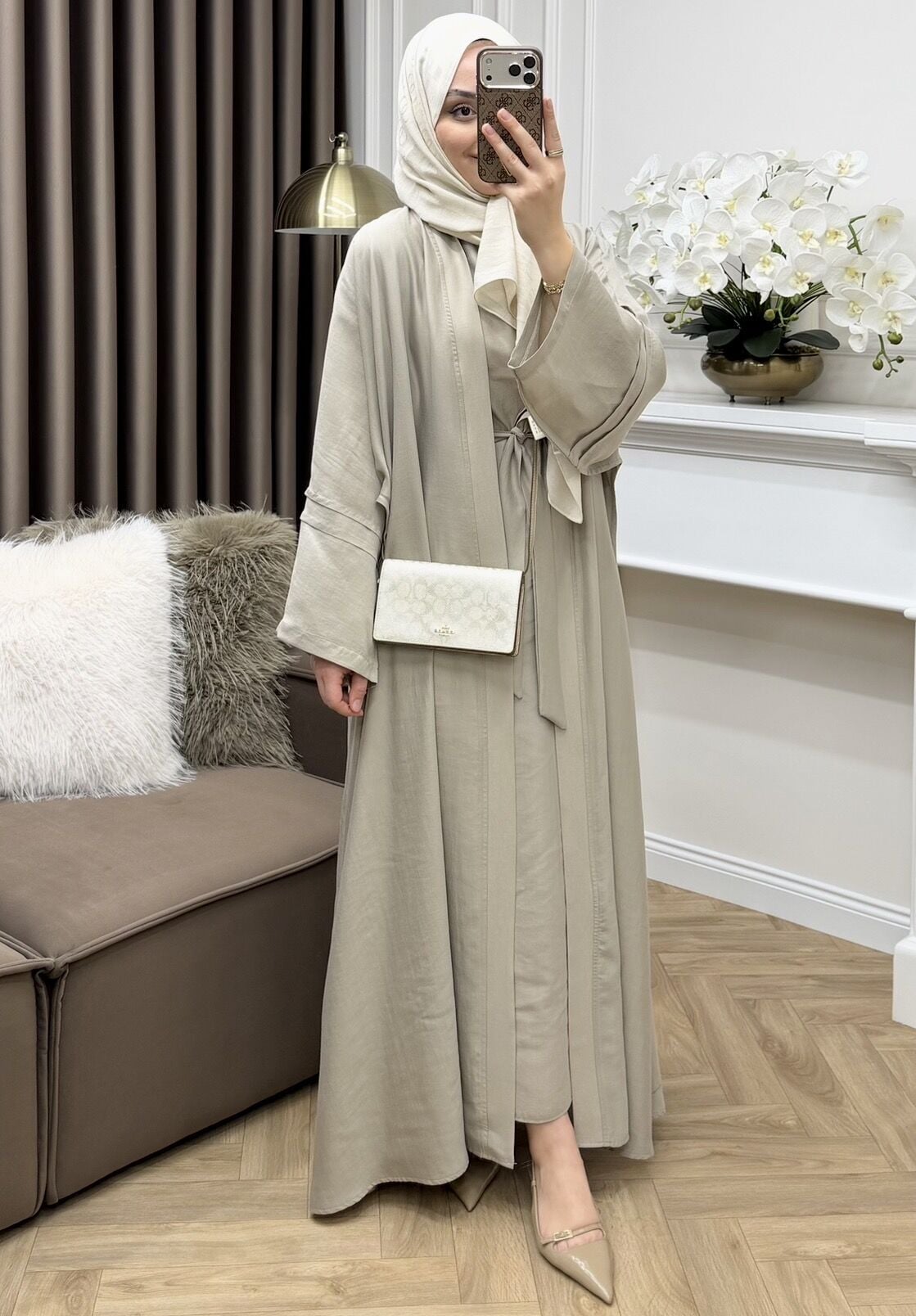 Vaha Tensel Qupra Abaya Takım Taş(Ön Sipariş)