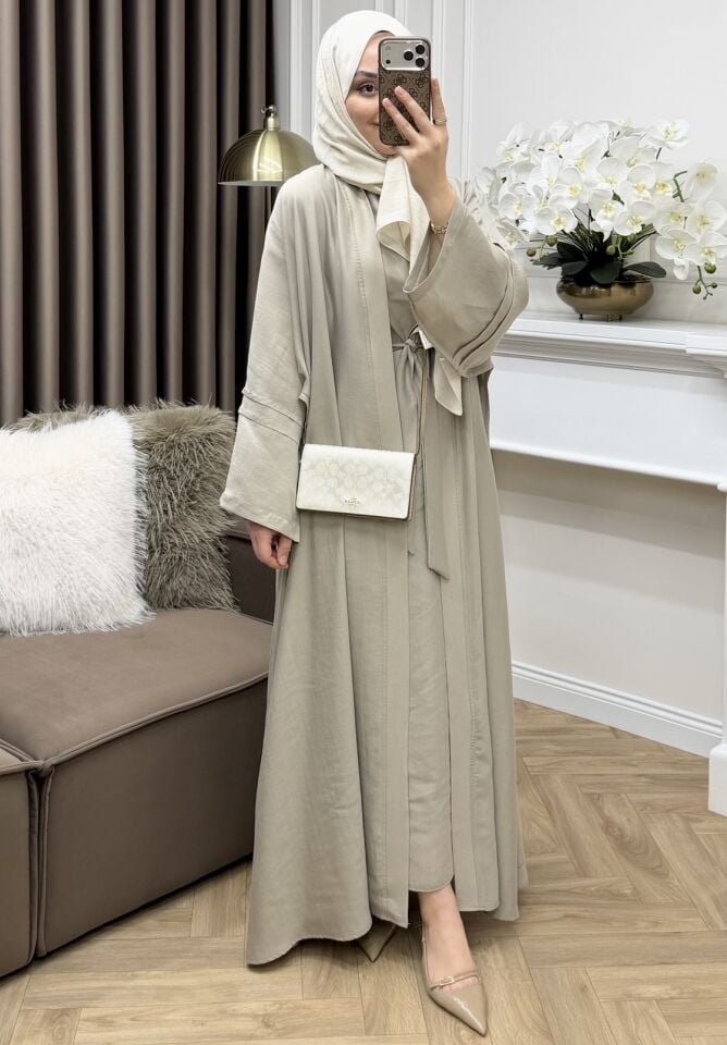 Vaha Tensel Qupra Abaya Takım Taş(Ön Sipariş)