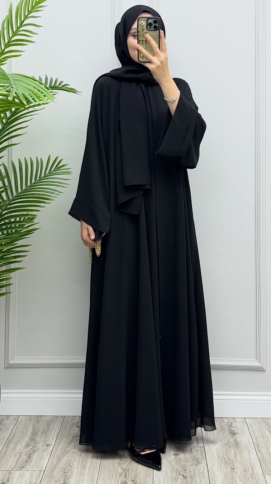 Almila Abaya Siyah (ön sipariş)