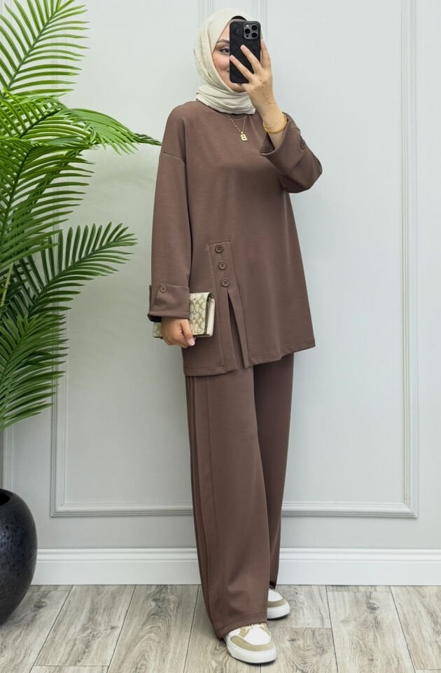 Yasmin Oysho Takım Kahve