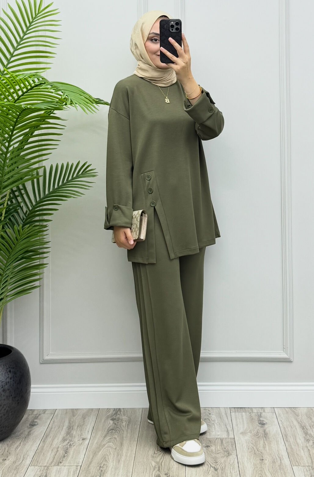 Yasmin Oysho Takım Haki