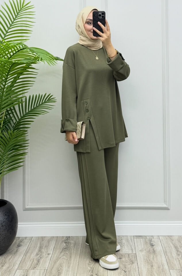 Yasmin Oysho Takım Haki