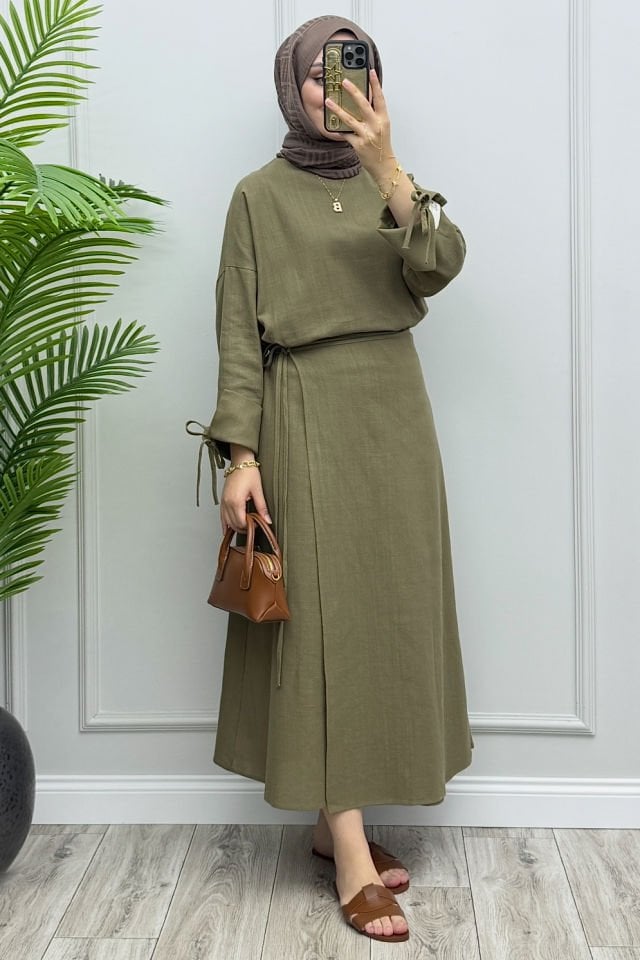 Anvelop Keten Etekli Takım Haki