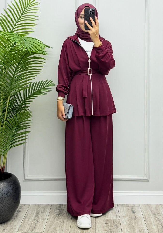 Petra Muadil Oysho Takım Bordo