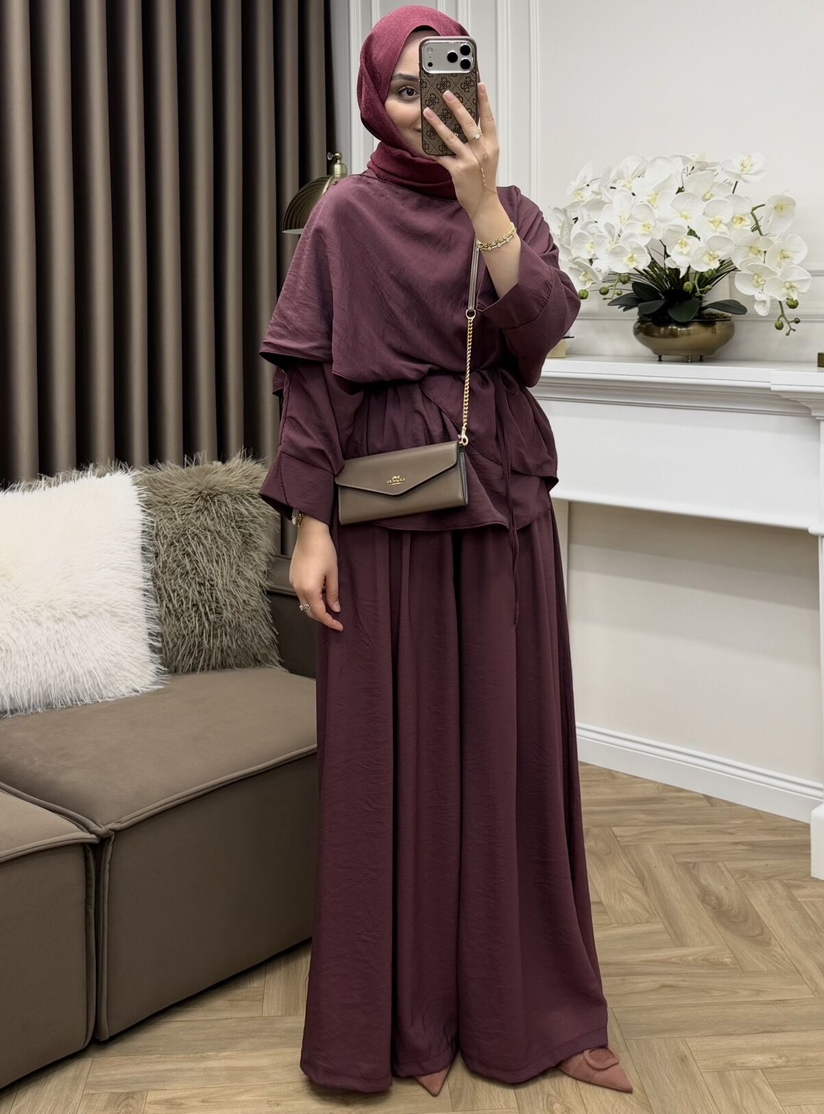 Matilda Vual Takım Mürdüm