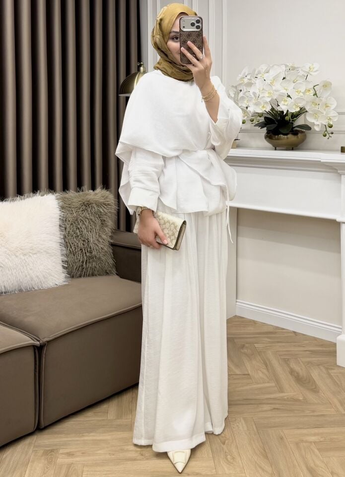 Matilda Vual Takım Beyaz