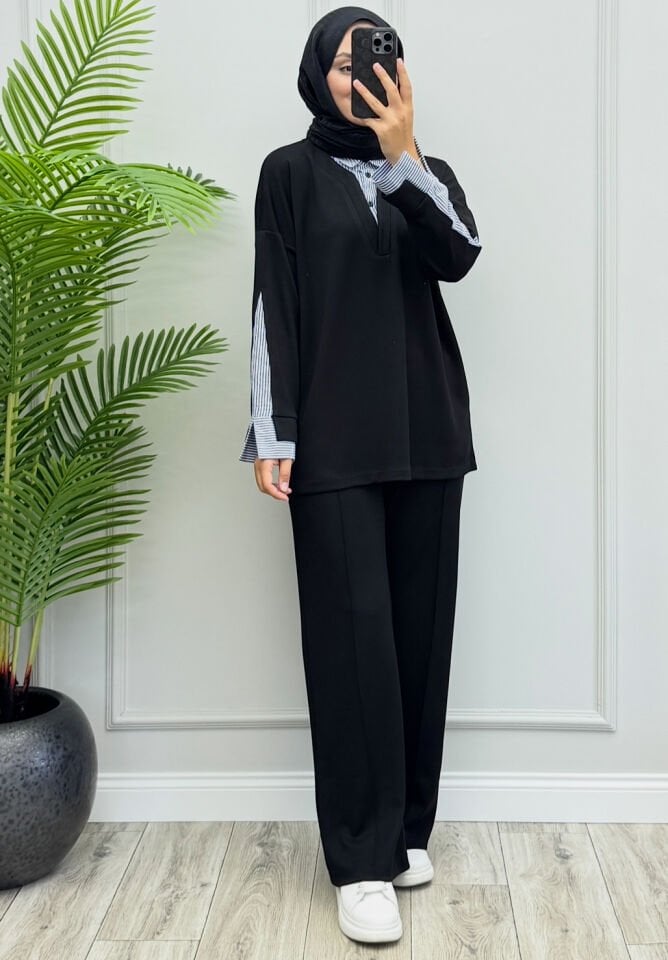 Twistt Oysho Takım Siyah