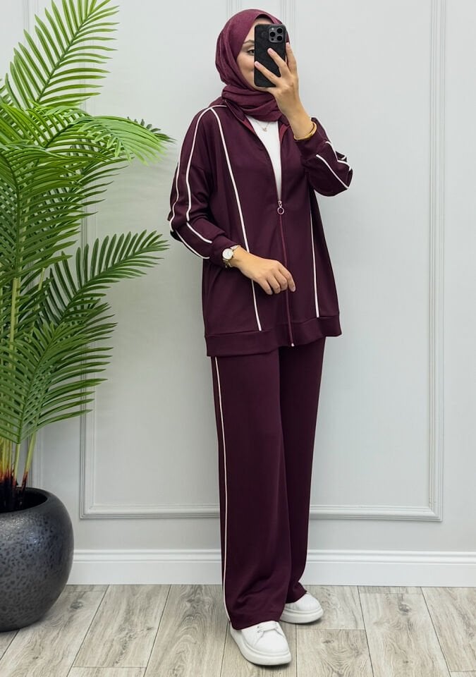 Biyeli Oysho Takım Bordo