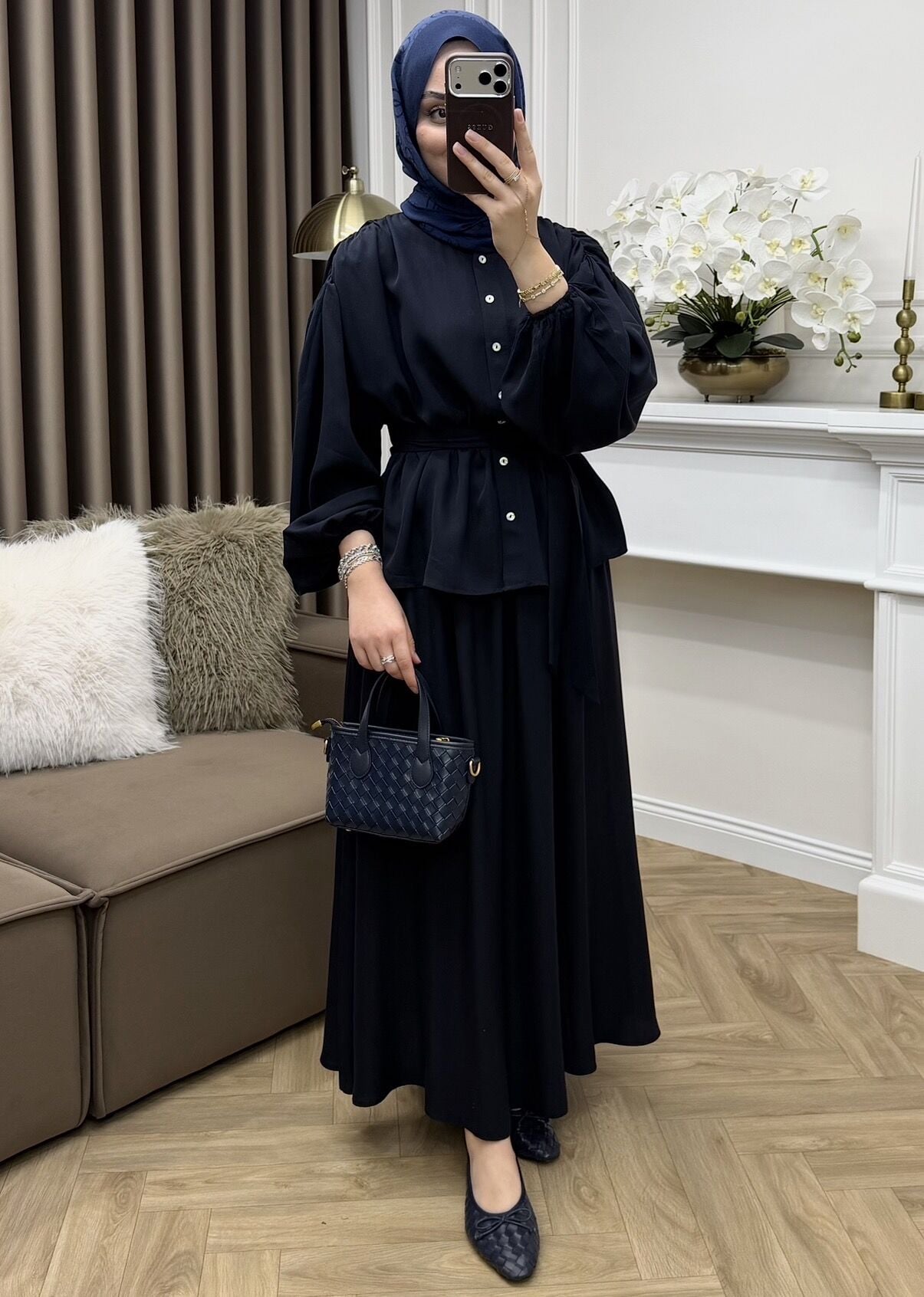 Luvia Etekli Takım Lacivert