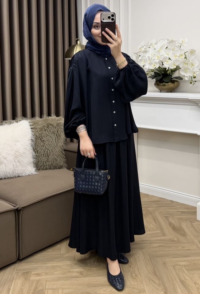 Luvia Etekli Takım Lacivert