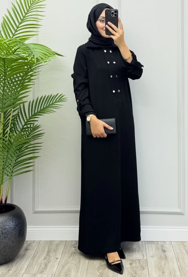 Helen Çıtçıtlı Oysho Elbise Siyah