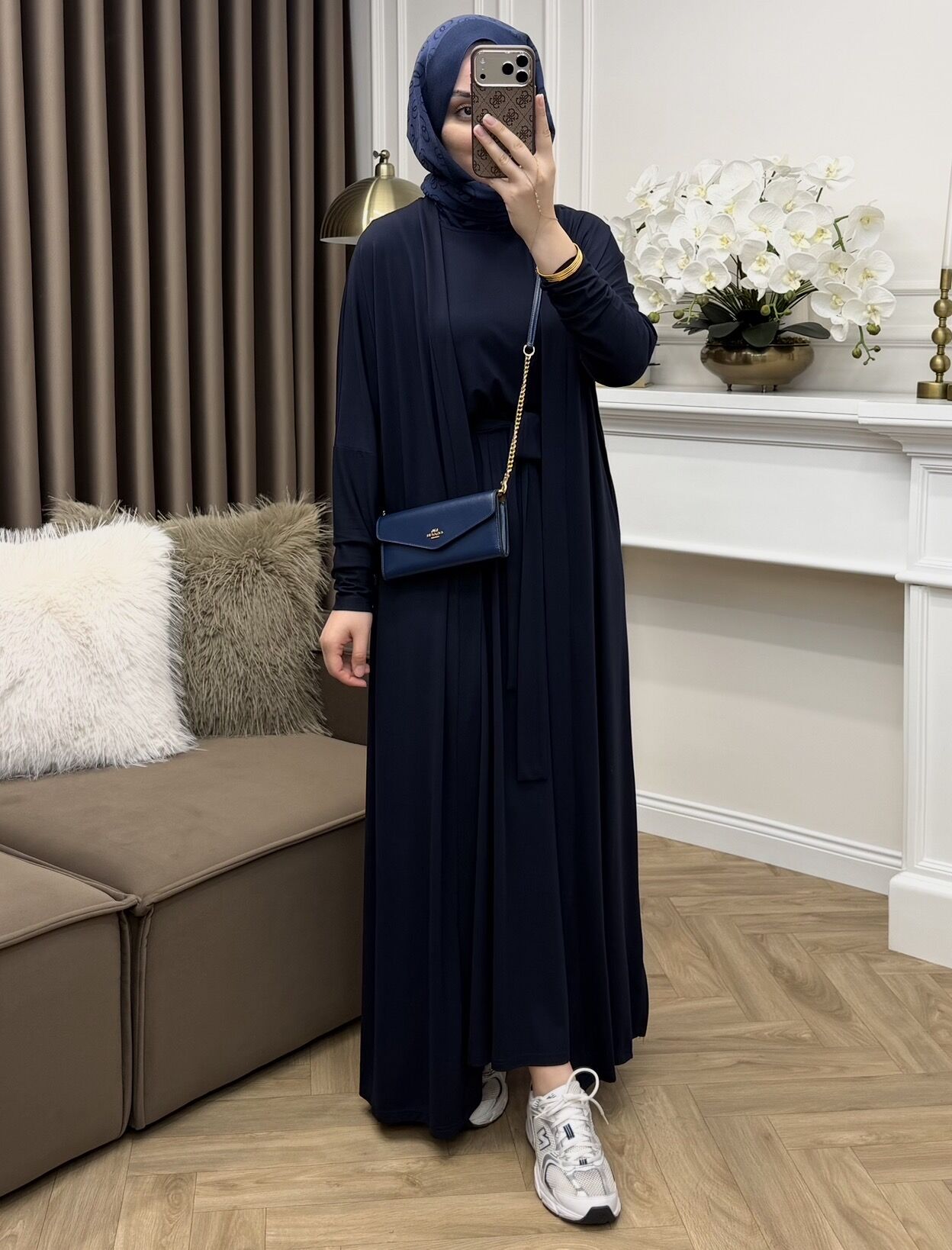 Loren Oysho Abaya Takım Lacivert