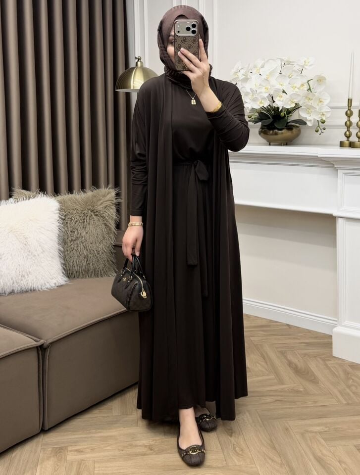 Loren Oysho Abaya Takım Kahve