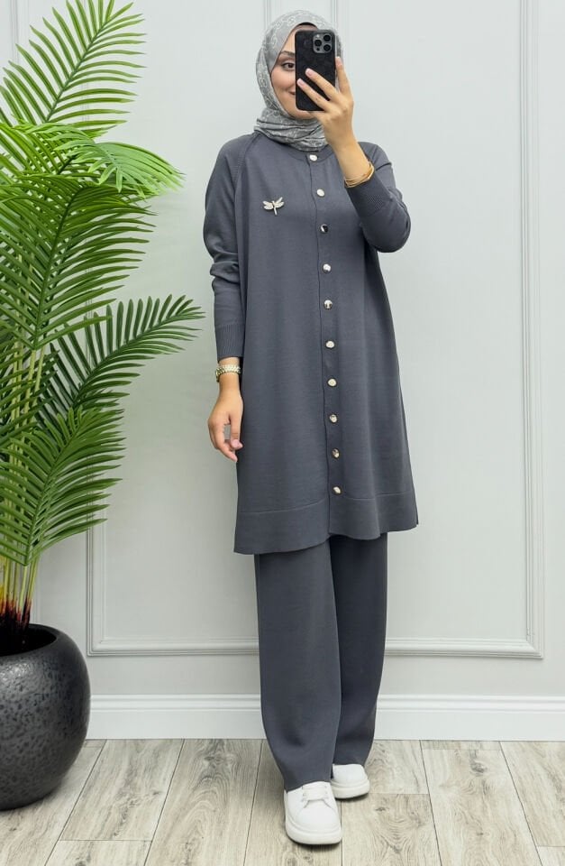 Mihal Merserize Takım Antrasit