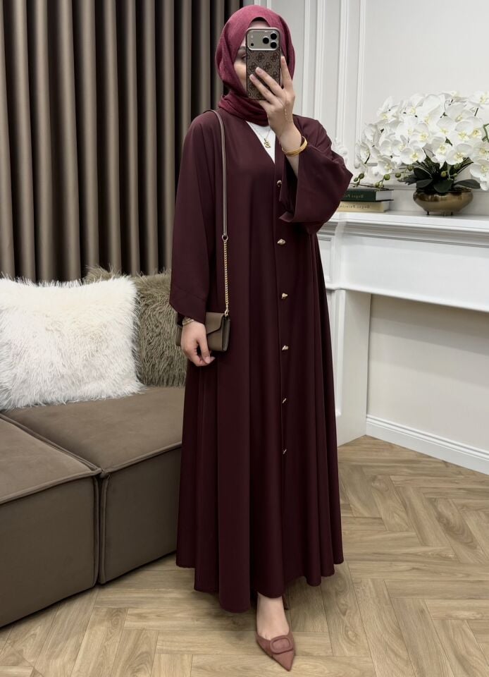 Mabel Elbise Kap Bordo