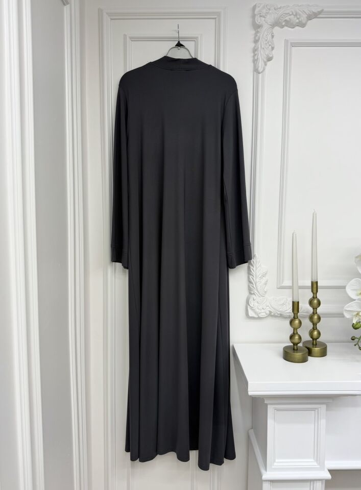 Pena Oysho Pantolonlu Abaya Takım Siyah
