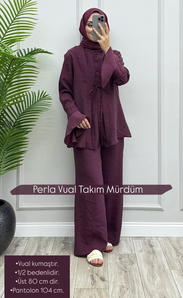 Perla Takım Bordo