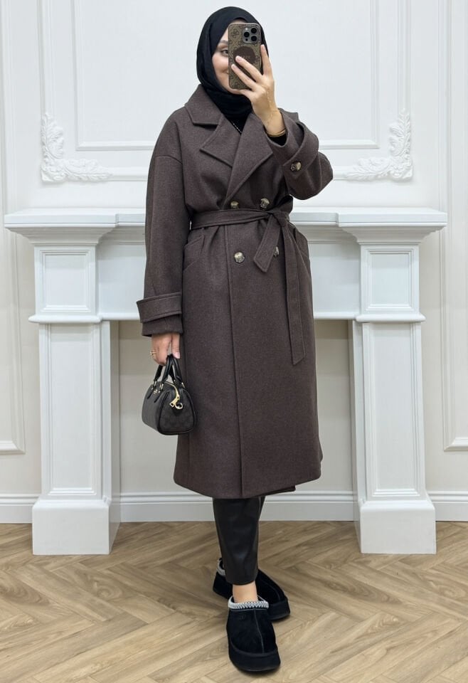 Quar Kaşe Kaban Kahve