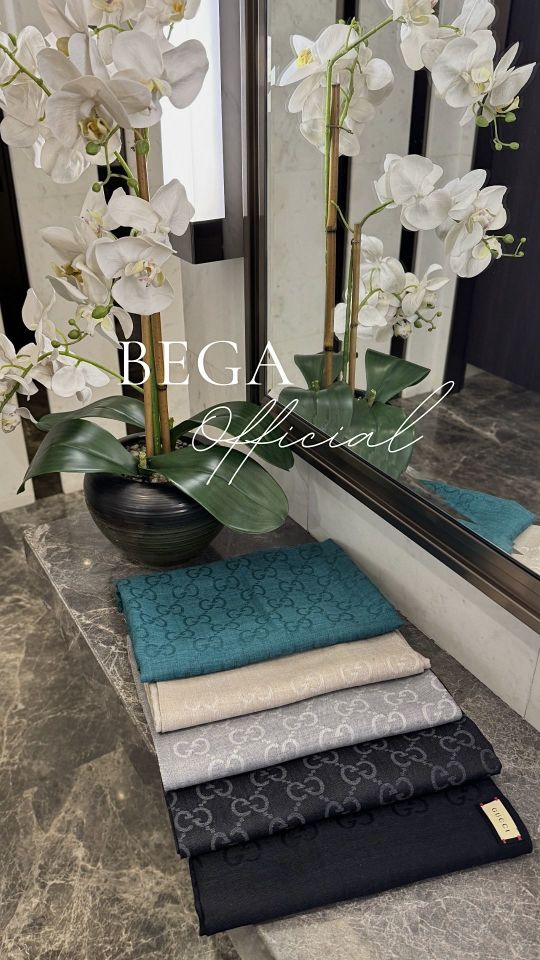 Gucci Yün İpek Şal Kum Beji
