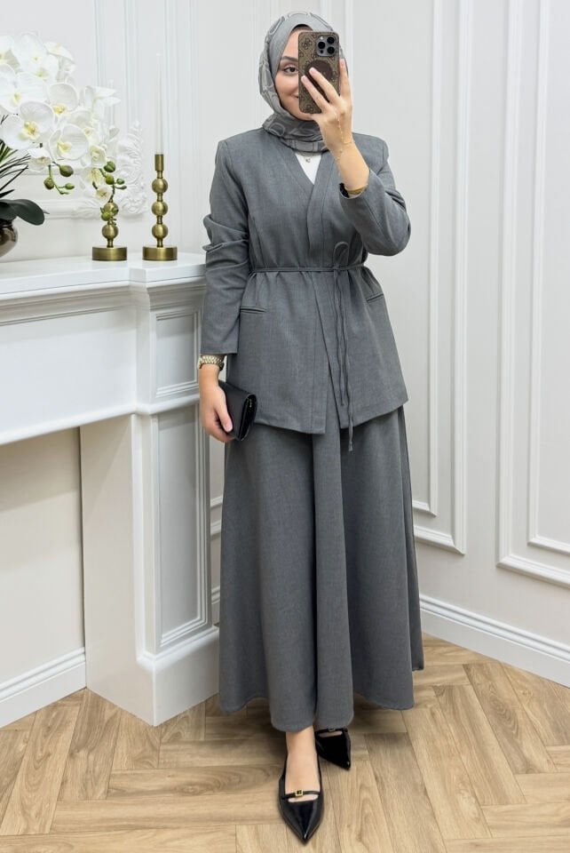 Sahra Etekli Takım Antrasit