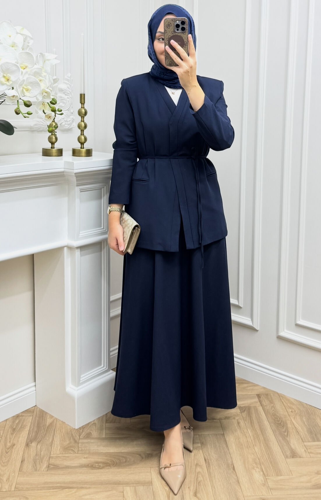 Sahra Etekli Takım Lacivert