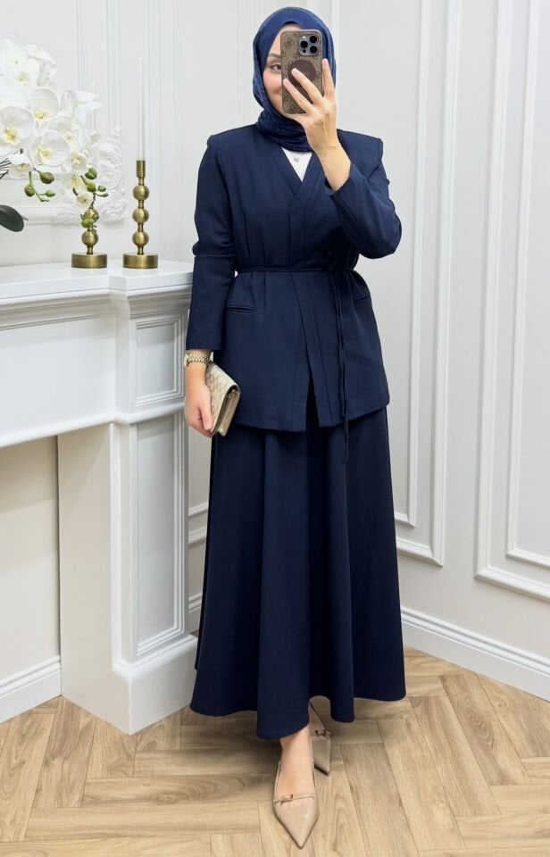 Sahra Etekli Takım Lacivert