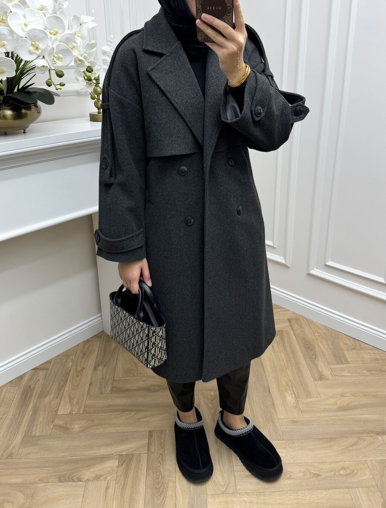 Mokka Kaşe Kaban Antrasit