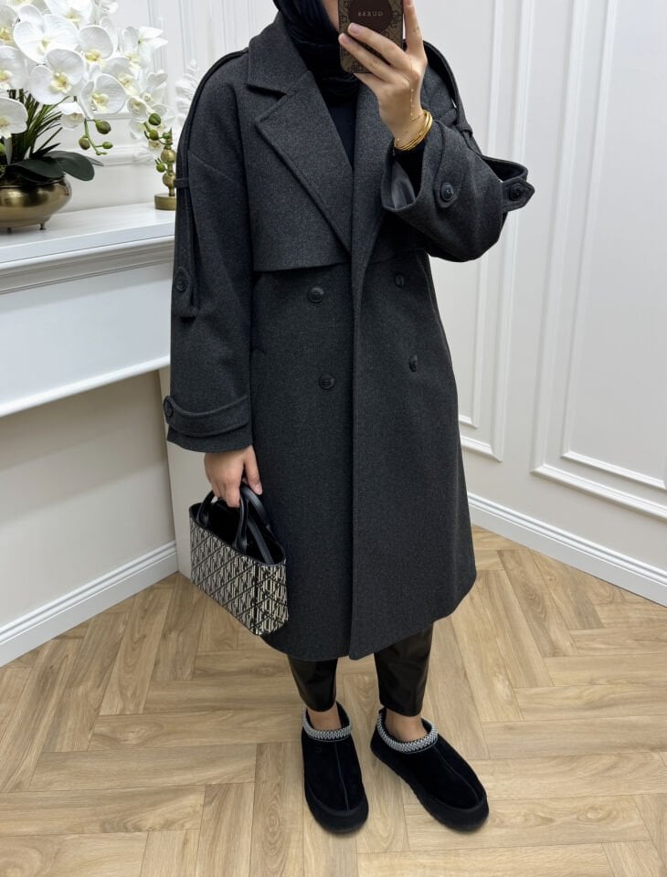 Mokka Kaşe Kaban Antrasit