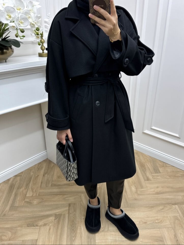 Mokka Kaşe Kaban Siyah