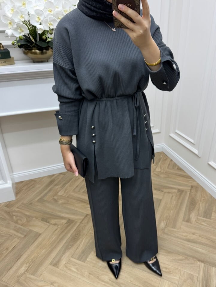 Delu Triko Takım Antrasit