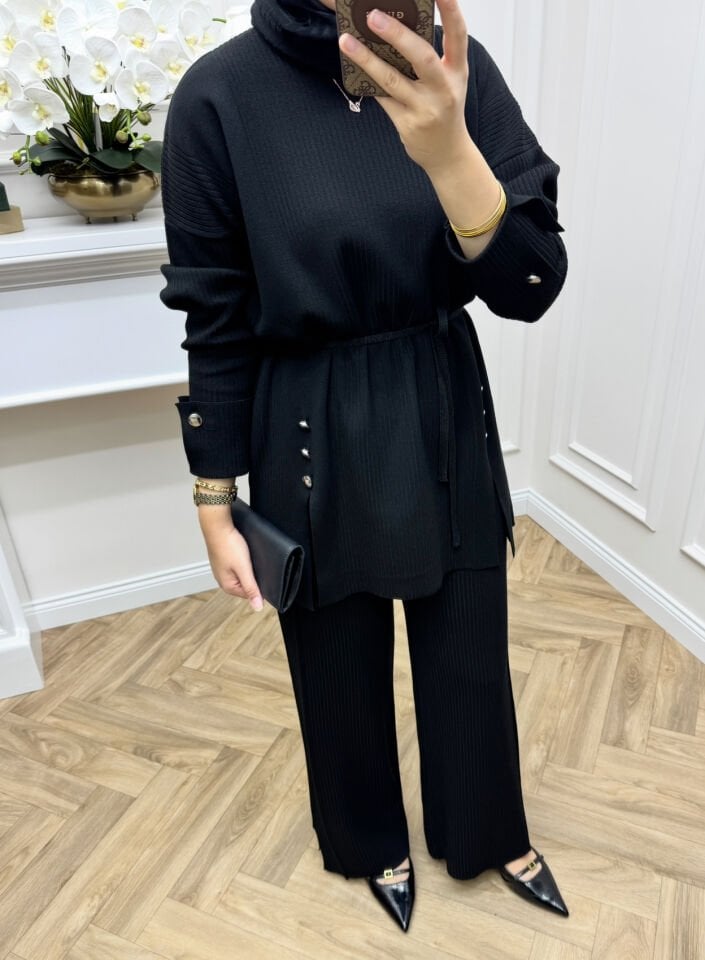 Delu Triko Takım Siyah