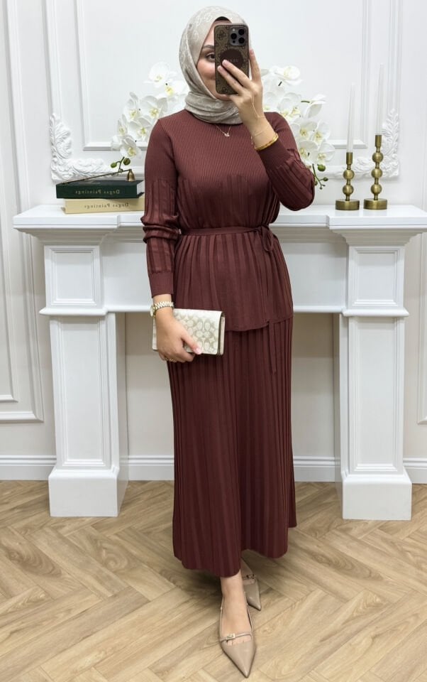 Maya Etekli Takım BakırKahve