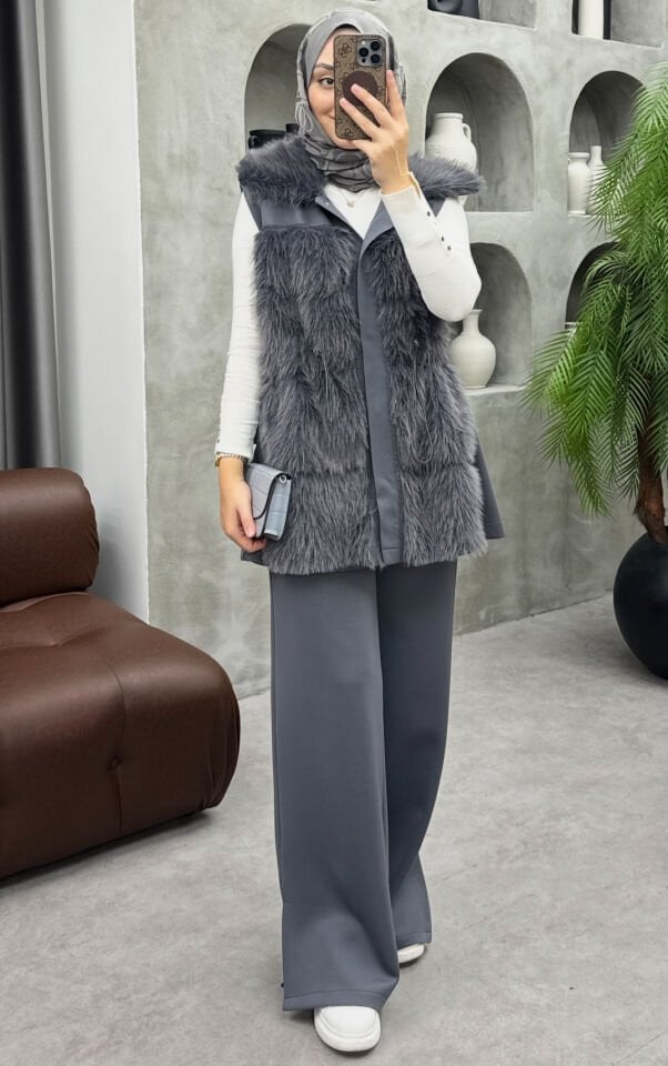 Hera Kürklü Scuba Takım Antrasit (ön sipariş)