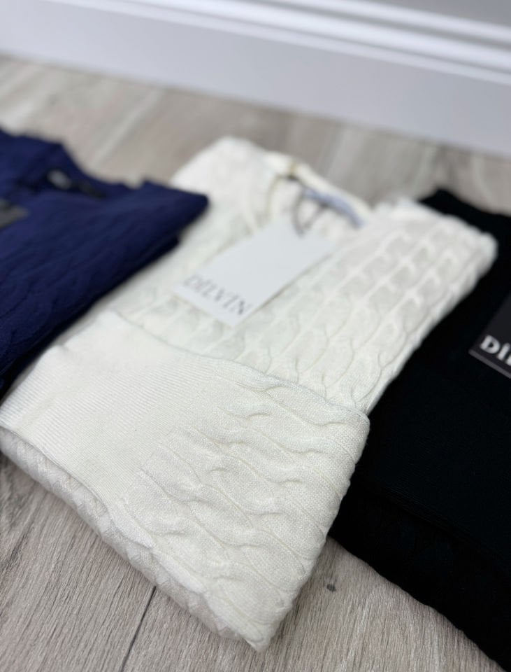 Dilvin Örgü Desen Kazak