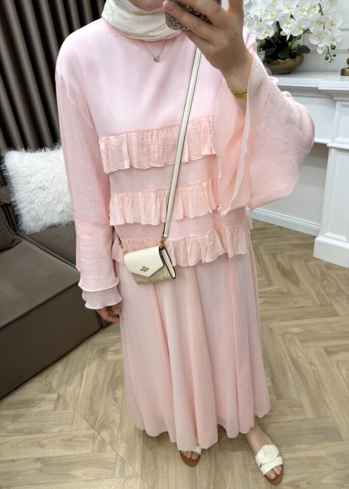 Mona Vual Etekli Takım Pembe