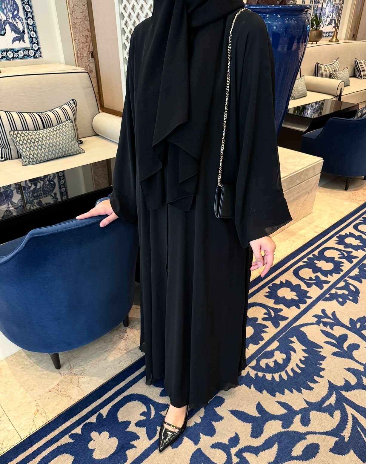Almila Abaya Siyah