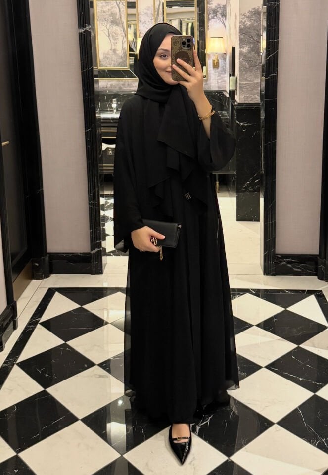Almila Abaya Siyah