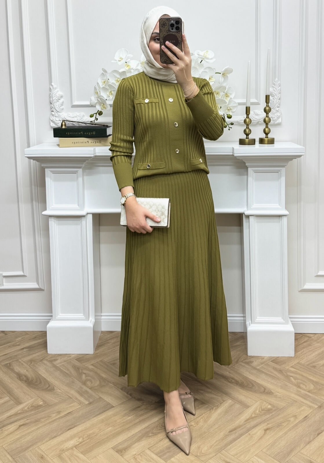 Galia Etekli Takım Yağ Yeşili