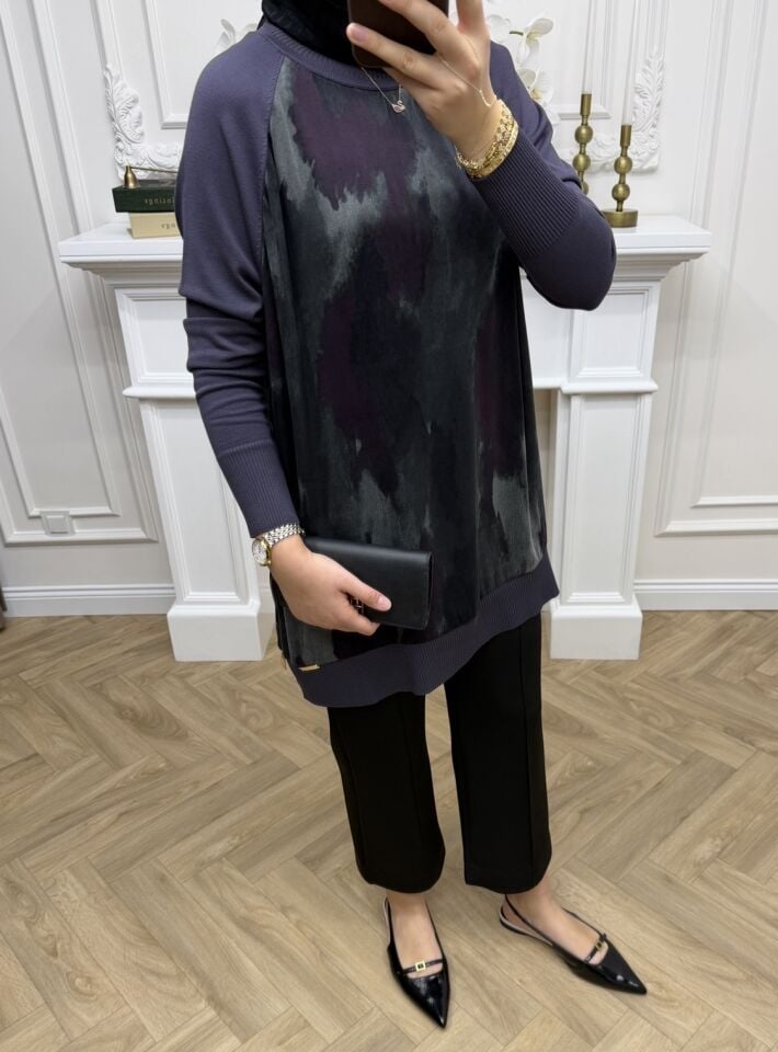 Maya Qupra Merserize Tunik Antrasit