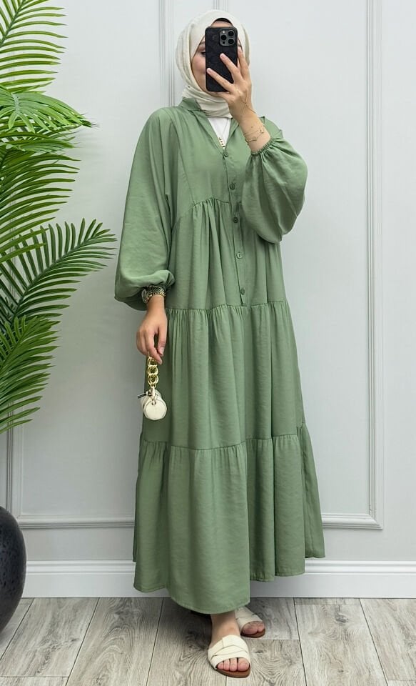 Alina Tensel Elbise Mint