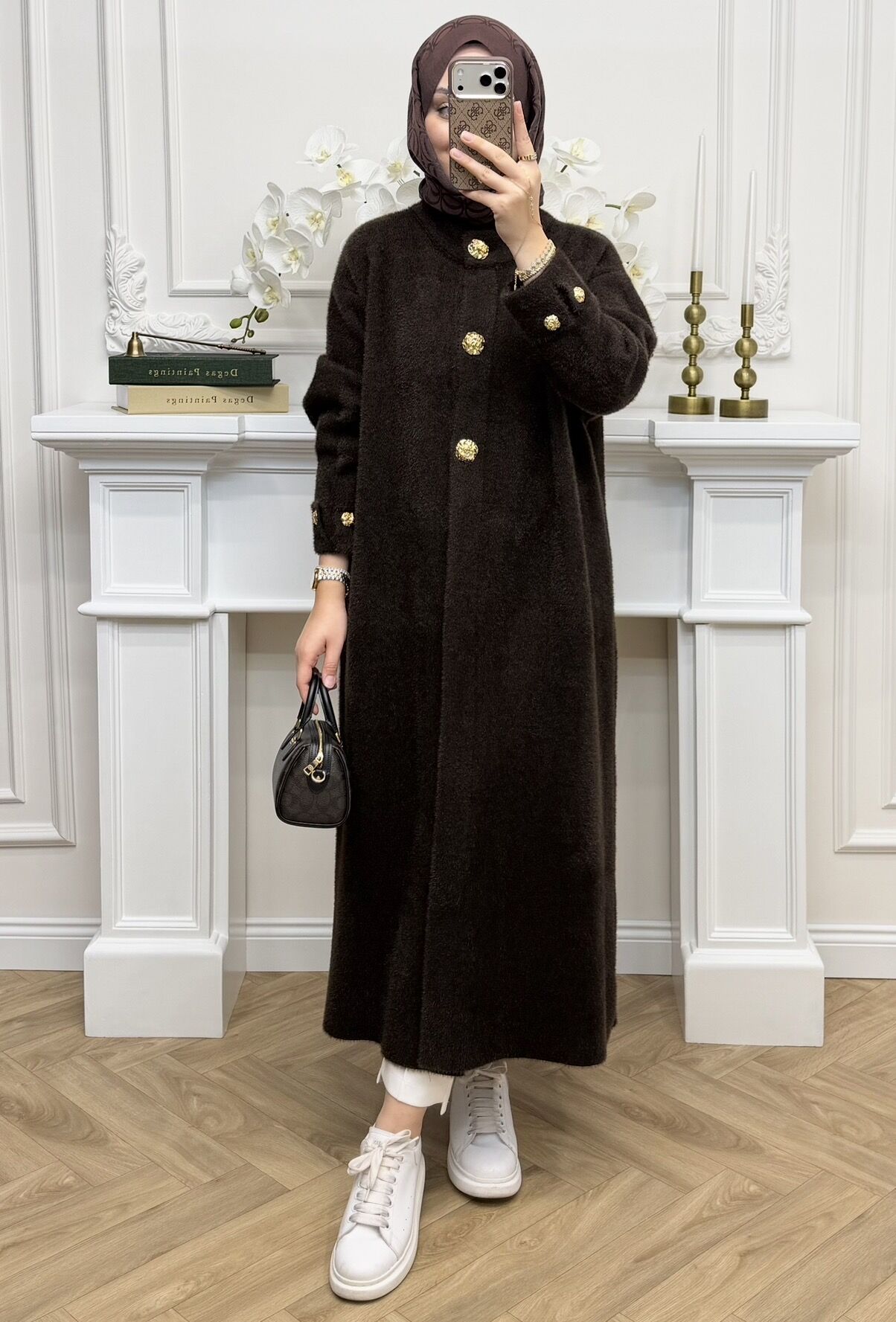 Moi Angora Hırka AcıKahve