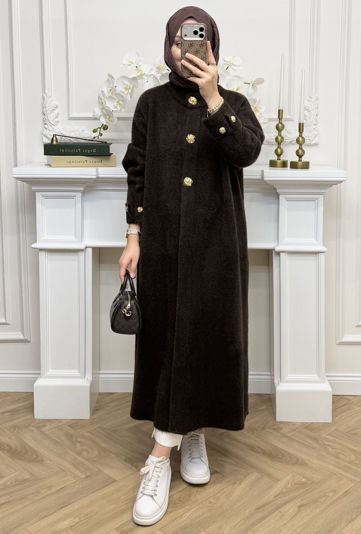 Moi Angora Hırka AcıKahve