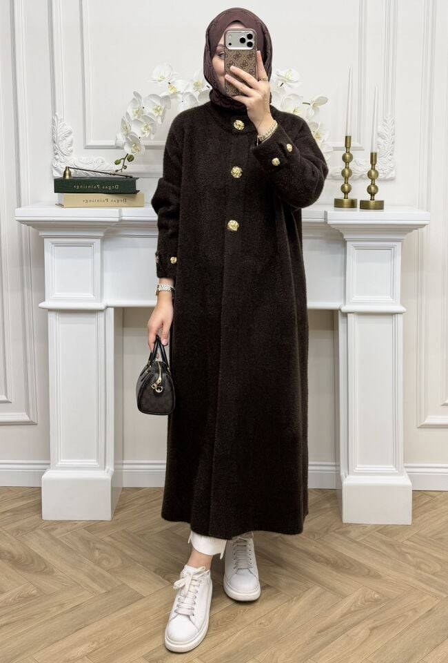 Moi Angora Hırka AcıKahve