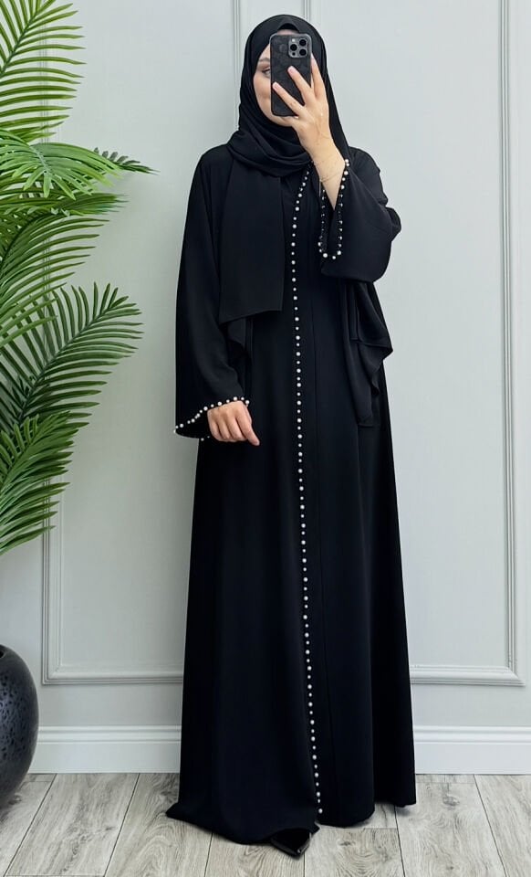 Pearl Abaya Beyaz İnci