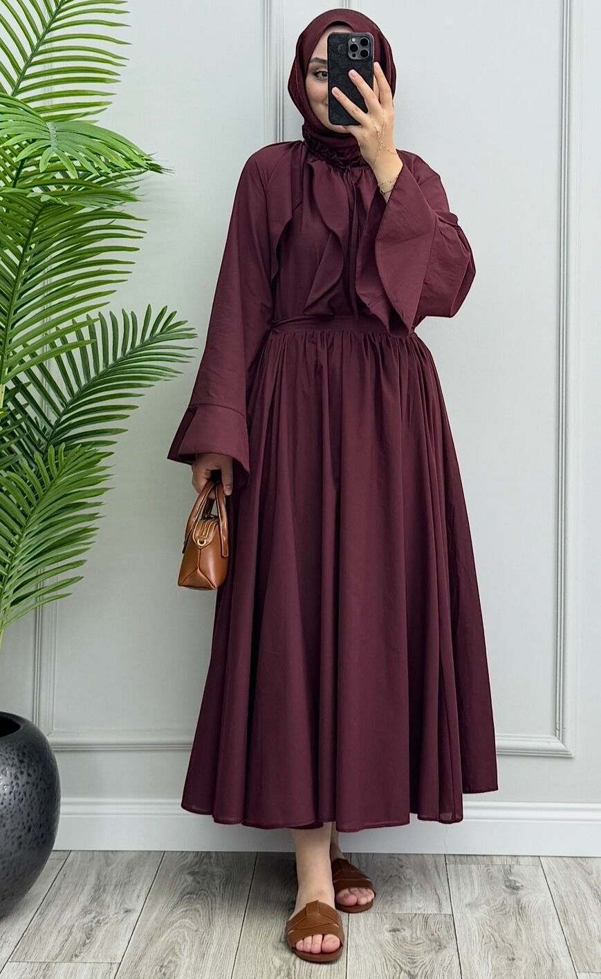 Sahra Etekli Takım Bordo